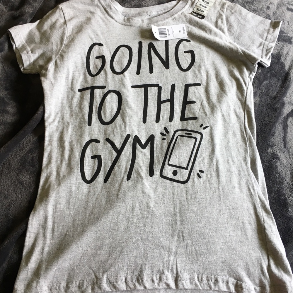 Light grey “Going to the Gym” T-shirt